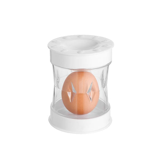 2026 New Hard Boiled Egg Peeler Tool, Handheld Kitchen Gadget for Peeling Eggs & Quail Eggs, Easy Egg Shell Opening Tool (White)