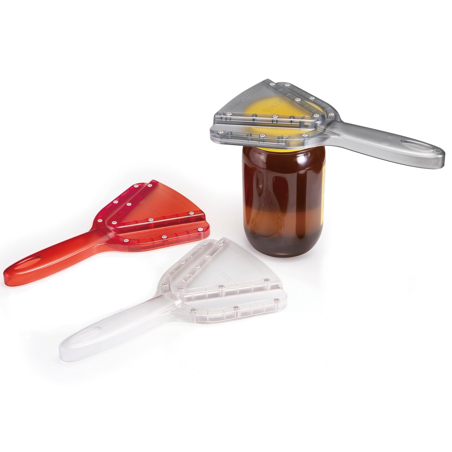 Uinxan Jar Opener for Weak Hand & Seniors with Arthritis,Easy Twist Off Bottle Caps,Patent | Unique Kitchen Gadgets, Christmas Gifts for Elderly/Women/Men (Transparent)
