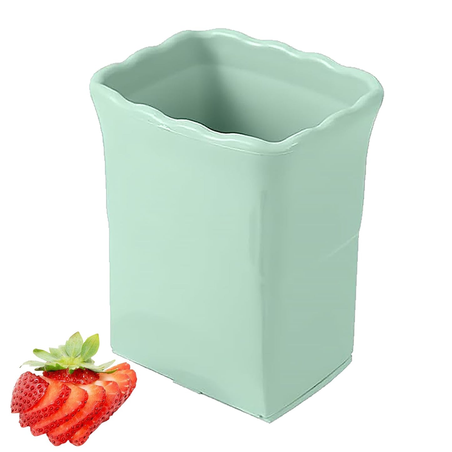 1PCS Fruit Slicer Cup: Strawberry Slicer, Speed Cutter for Banana Grape Egg Rapid & Safe Slicing Kitchen Gadget