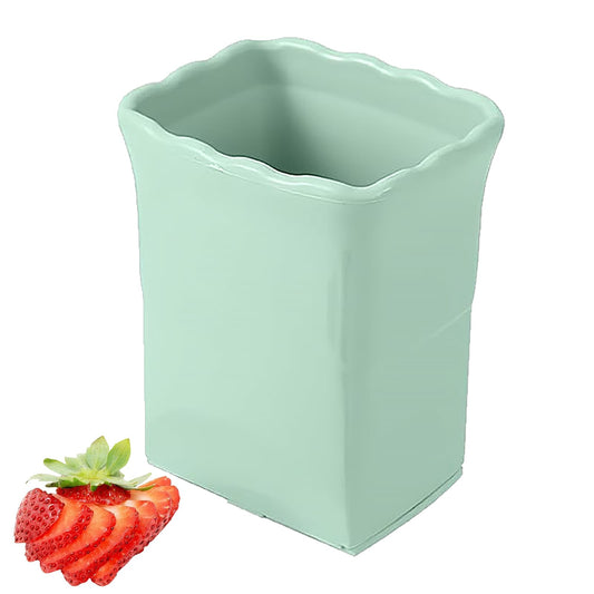 1PCS Fruit Slicer Cup: Strawberry Slicer, Speed Cutter for Banana Grape Egg Rapid & Safe Slicing Kitchen Gadget