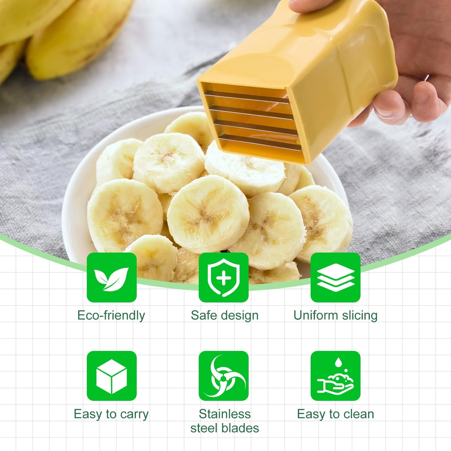 3PCS Fruit Slicer Cup: Strawberry Slicer, Speed Cutter for Banana Grape Egg Rapid & Safe Slicing Kitchen Gadget