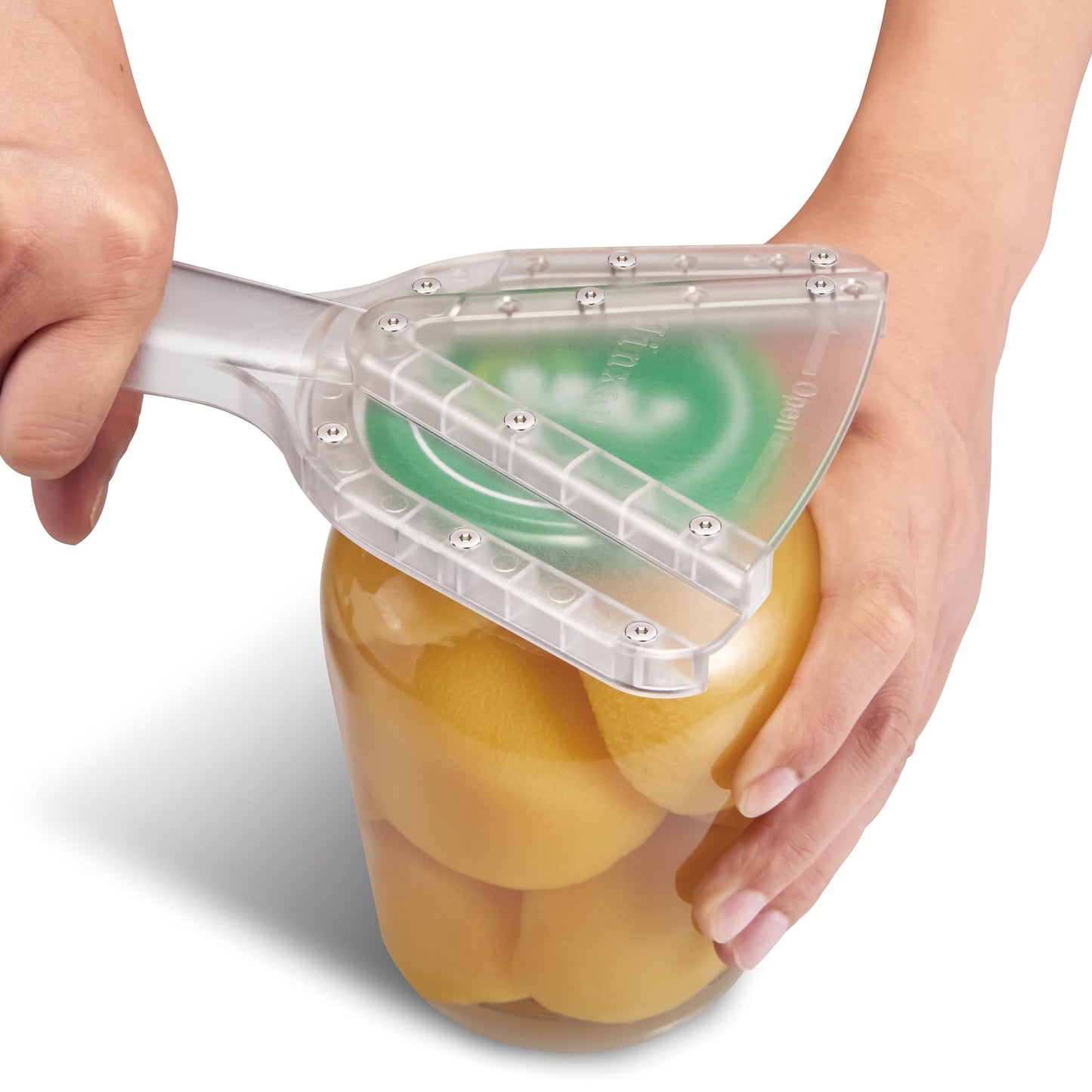 Uinxan Jar Opener for Weak Hand & Seniors with Arthritis,Easy Twist Off Bottle Caps,Patent | Unique Kitchen Gadgets, Christmas Gifts for Elderly/Women/Men (Transparent)