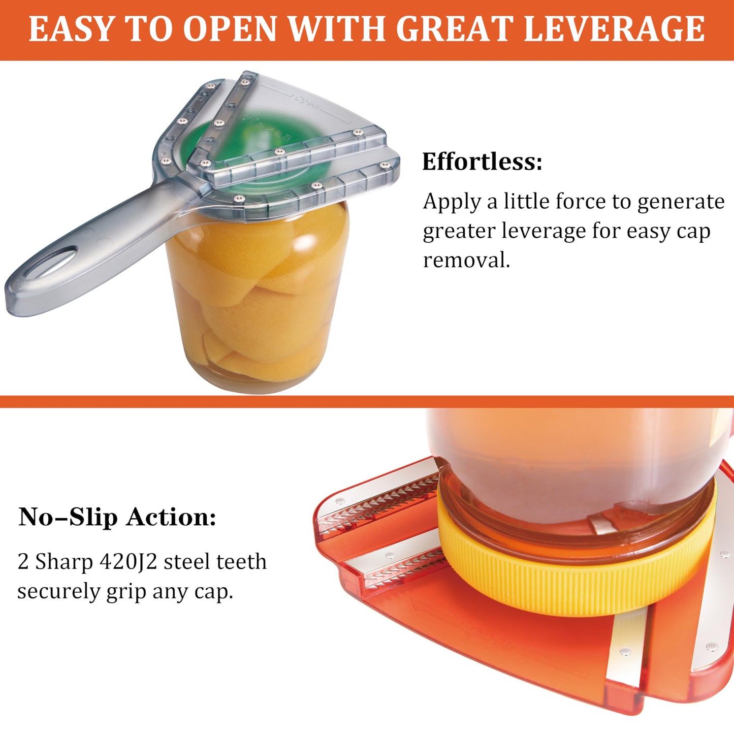 Uinxan Jar Opener for Weak Hand & Seniors with Arthritis,Easy Twist Off Bottle Caps,Patent | Unique Kitchen Gadgets, Christmas Gifts for Elderly/Women/Men (Black)